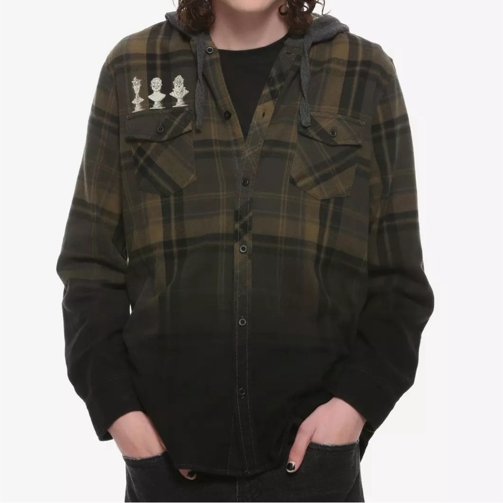 Disney Our Universe Haunted Mansion Dip Dye Flannel